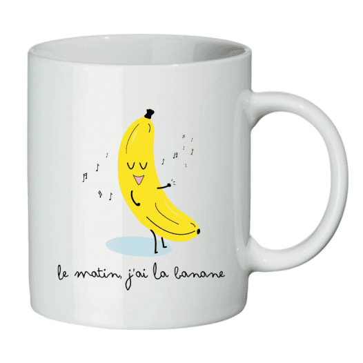 kawaii banane-mug